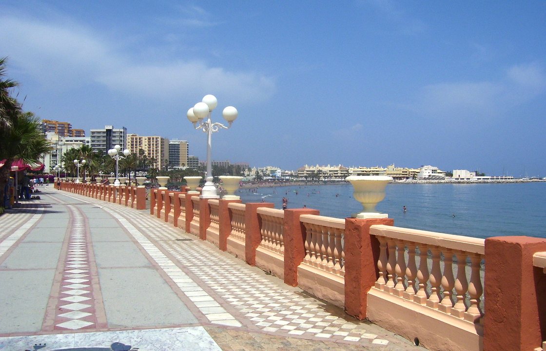 Strandpromenaden i Benalmádena Costa