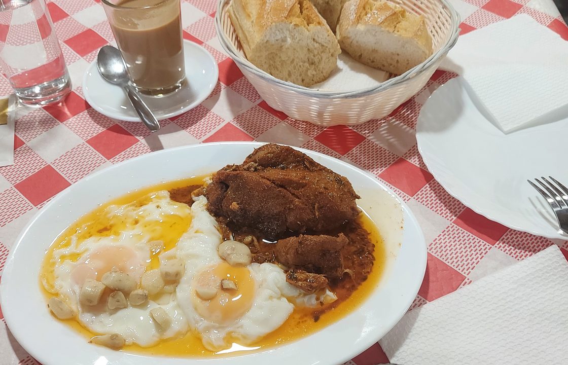 Den bedste lomo med spejlæg og hvidløg, Venta La Butibamba, La Cala de Mijas