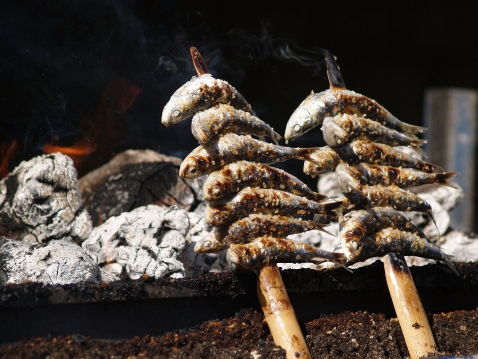 Espetos de sardinas