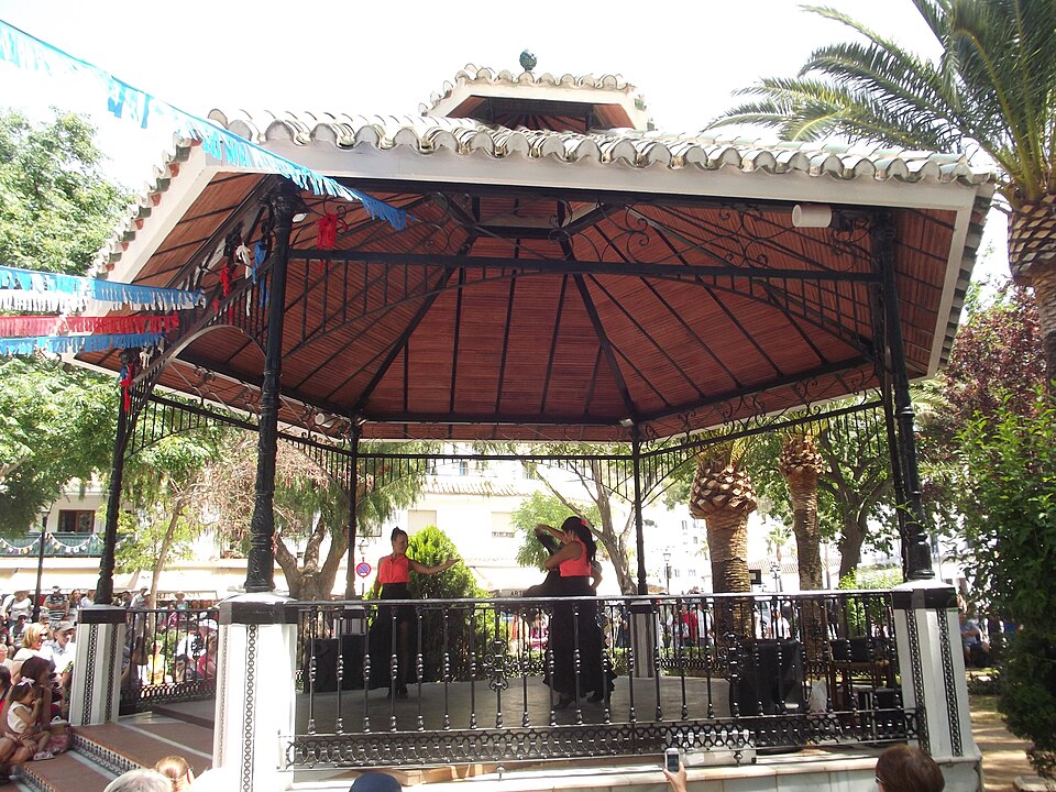 Flamencodans vid musikpaviljongen i Mijas