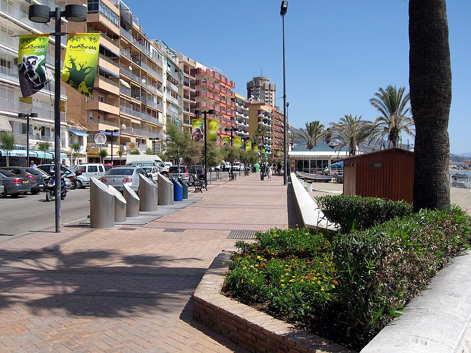 Strandpromenaden i Fuengirola